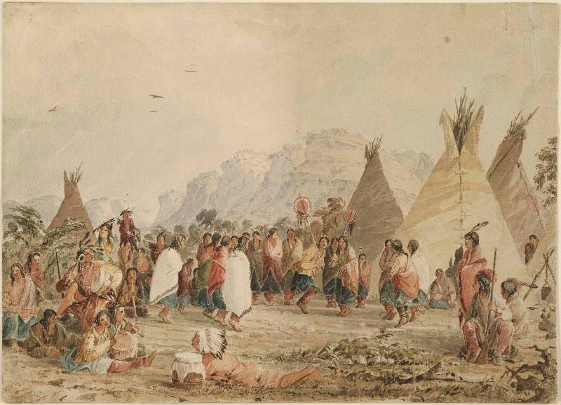 Scalp dance of the Dacotahs