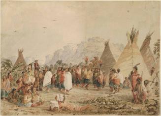 Scalp dance of the Dacotahs