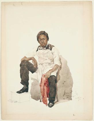 Young Man in White Apron