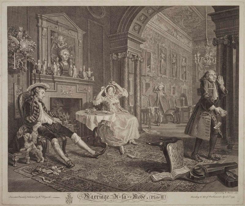 Marriage A-la-Mode, Plate II