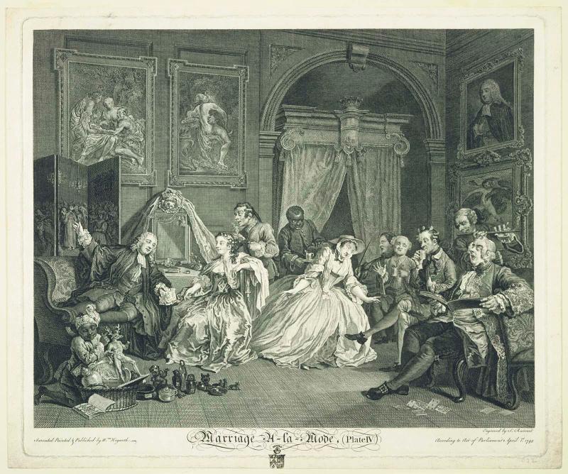 Marriage A-la-Mode, Plate IV