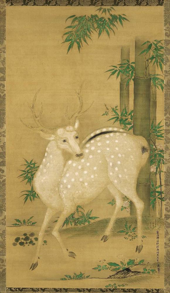 Deer and Bamboo