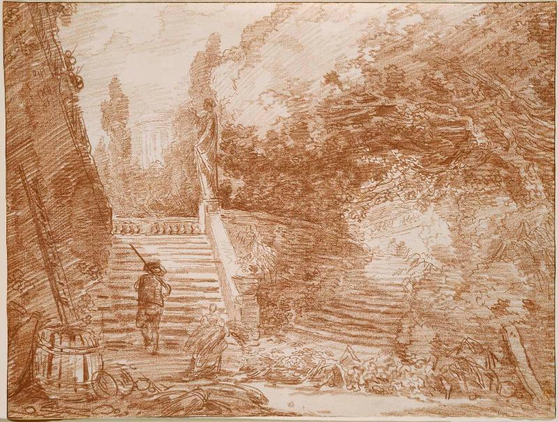 Landscape with Stairs