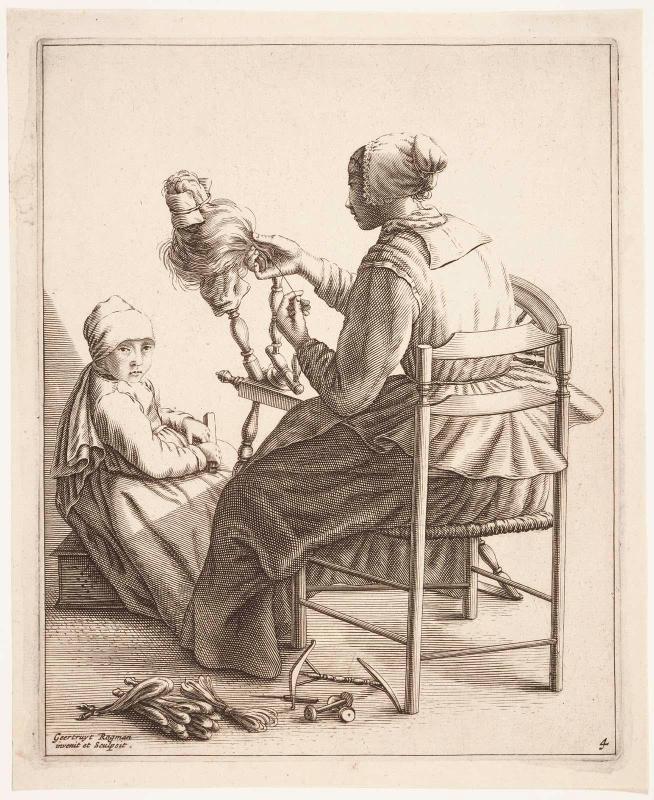 Woman Spinning