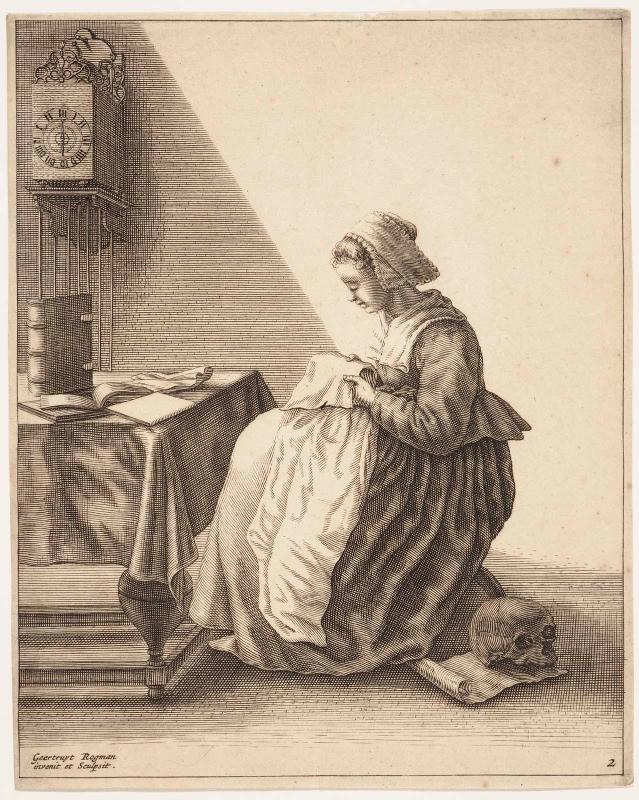 Woman Sewing