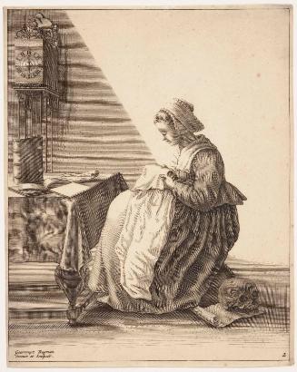 Woman Sewing