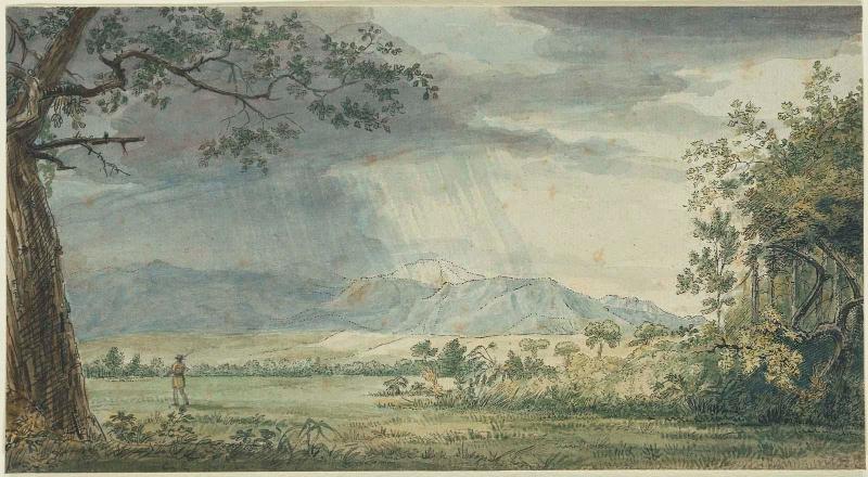 View of James Peak (Pike's Peak) in the Rain