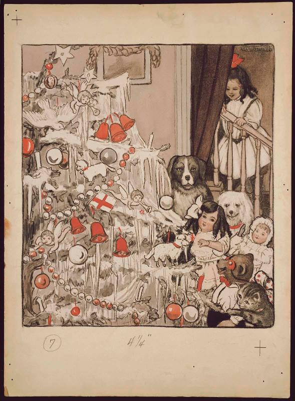 The Christmas Tree, illustration for The Christmas Letter