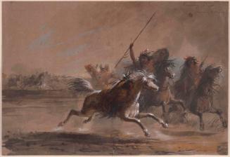 Running Fight, Sioux and Crows