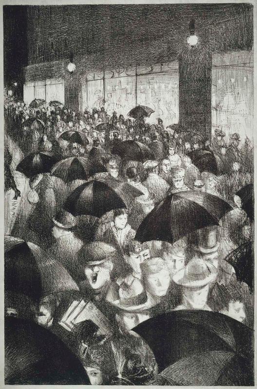 Wet Evening, Oxford Street
