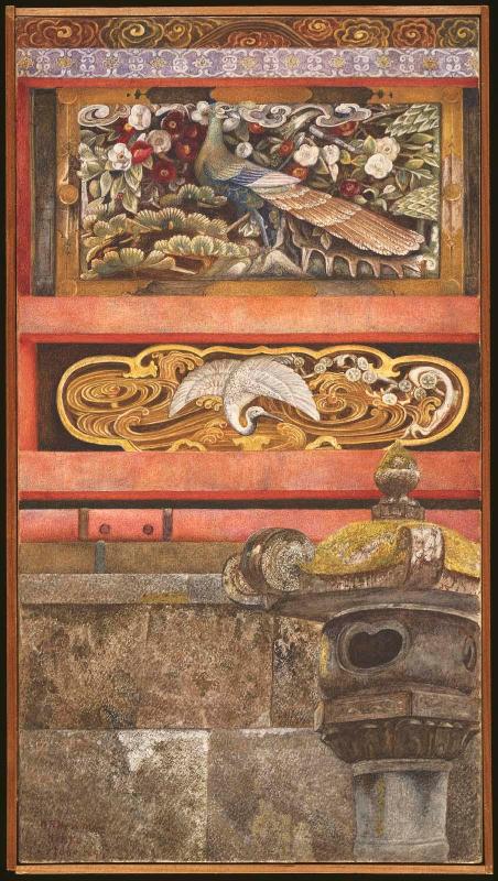 Wall Enclosing the Mausoleum of Ieyasu at Nikko, Japan