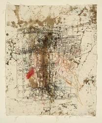 Unterirdische Stadt (Plan), Nach dem Bilde des Gekreuzigten (Grundriss) (Underground City [Plan], After the Image of the Crucified [Groundplan]), 1983/88