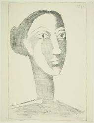 Head of a Woman with a Chignon