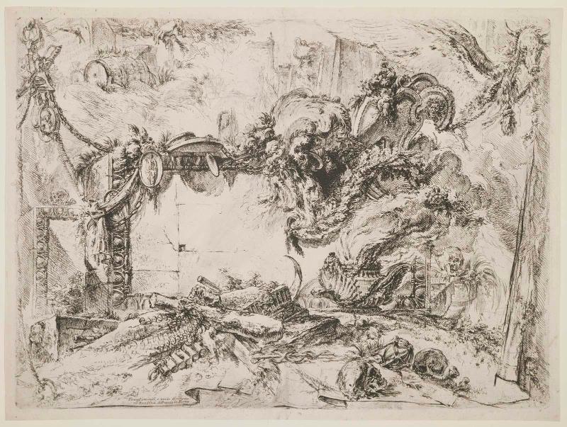 The Monumental Tablet (Plate 4 of the Grotteschi)