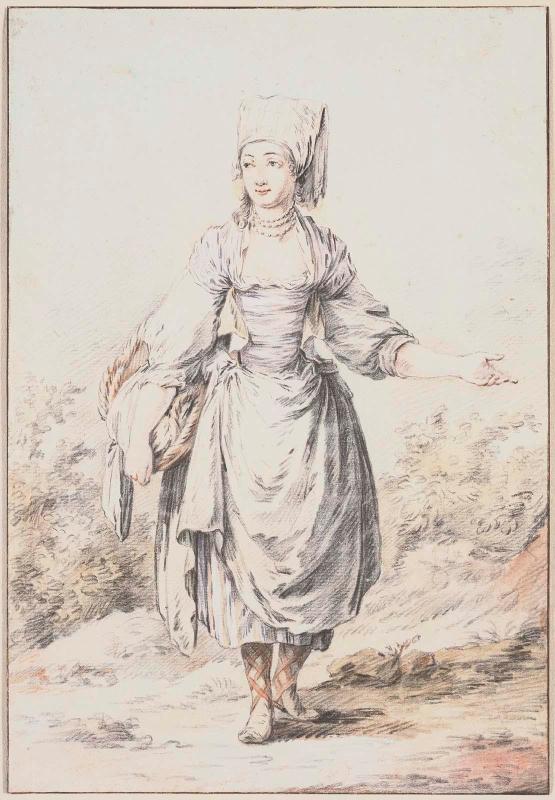 "Moravian" Peasant Girl