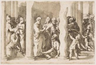 Saints Peter and John Healing the Lame Man at the Beautiful Gate