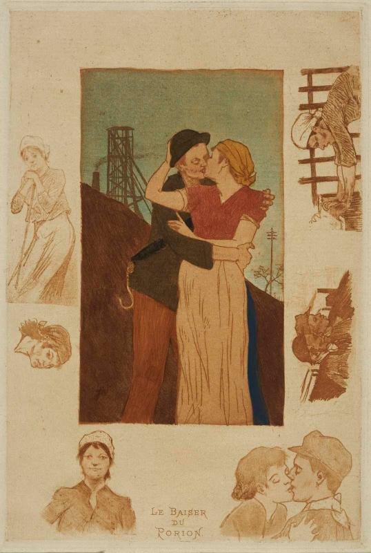 "Le Baiser du Porion" (Two lovers)