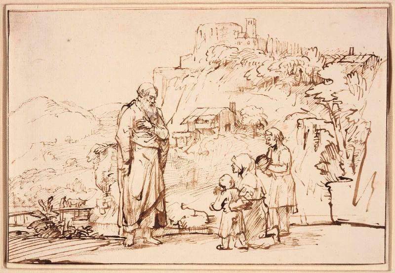 The Prophet Elisha and the Widow with Her Sons