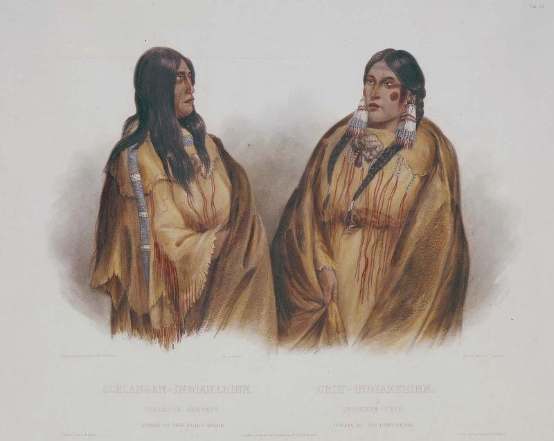 Snake and Cree Indian Women