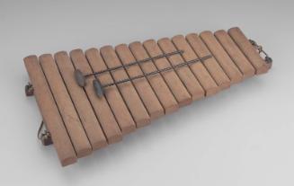 Xylophone and two mallets