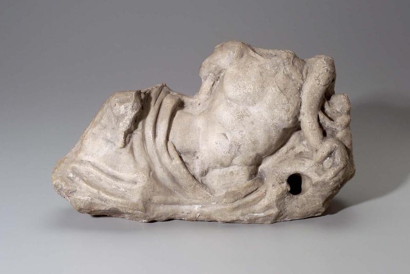 Reclining river god