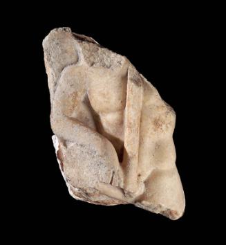 Sarcophagus fragment: walking Dionysiac figure