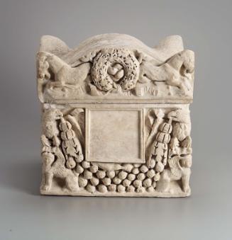 Marble cinerary urn