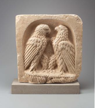 Relief with two eagles