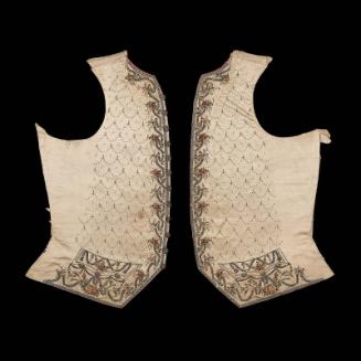 Two fronts of a waistcoat