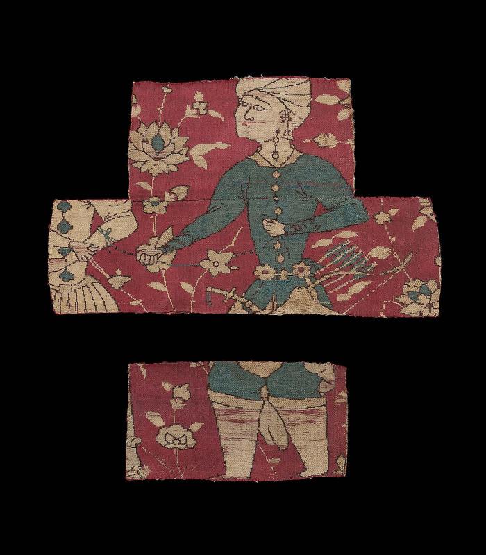 Fragments with courtiers and female captives