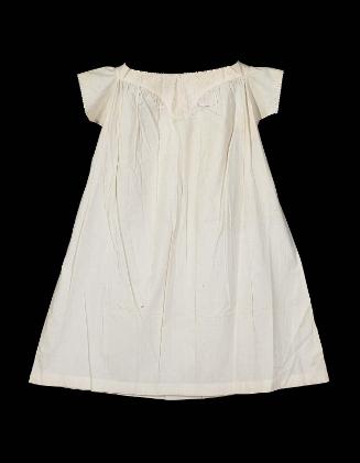 A white cotton shift