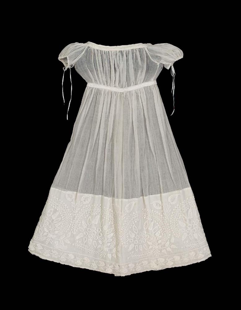 Child's dress of mull (one of two)