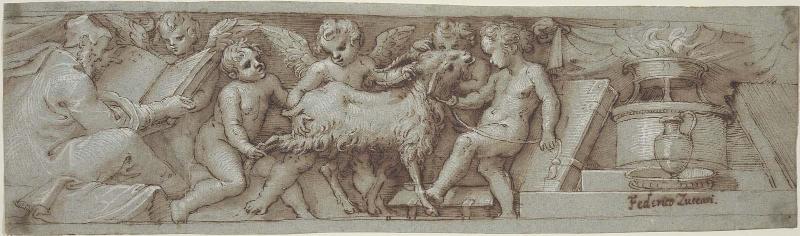 Study for a Frieze in the Church of Santa Maria della Steccata, Parma
