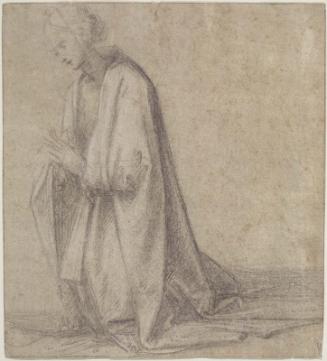 Study of a Kneeling Virgin