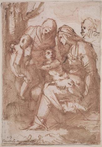 Holy Family with Saint Anne and the Young Baptist