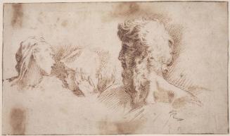 Study of Three Heads and a Pair of Hands