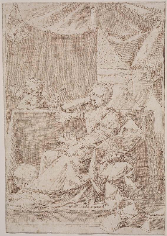 A Sibyl (Allegory of Wisdom ?)