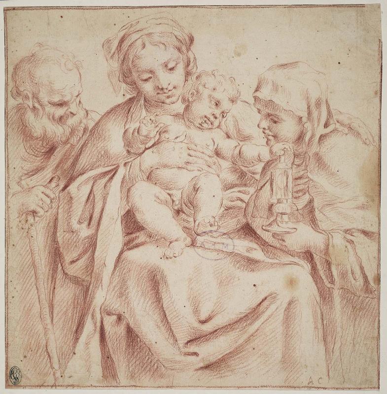The Holy Family with St. Claire