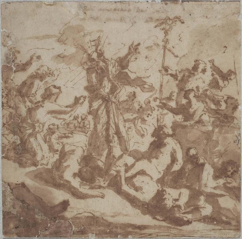 Moses Erecting the Brazen Serpent