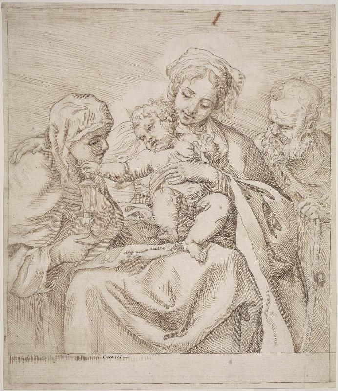 The Holy Family with St. Claire