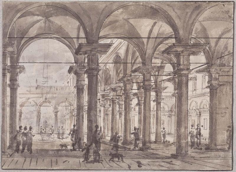 Architectural Design (Piazza with Open Colonnade)
