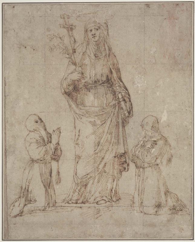 Saint Catherine of Siena with two Penitents