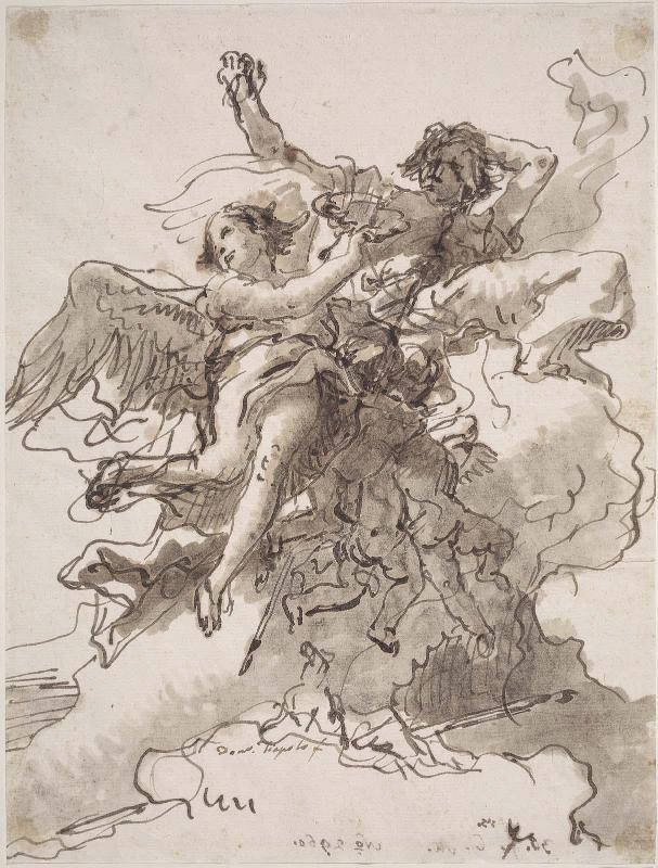 Flying Angels and Cherubs with the Instruments of the Passion