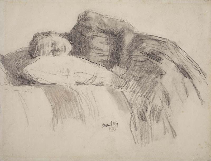 Young Girl Reclining