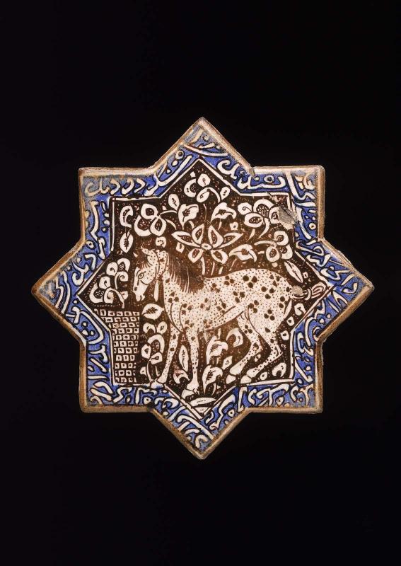 Star tile with horse