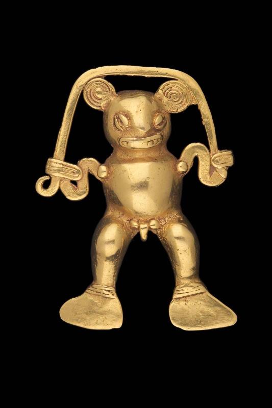 Bat-shaman effigy pendant