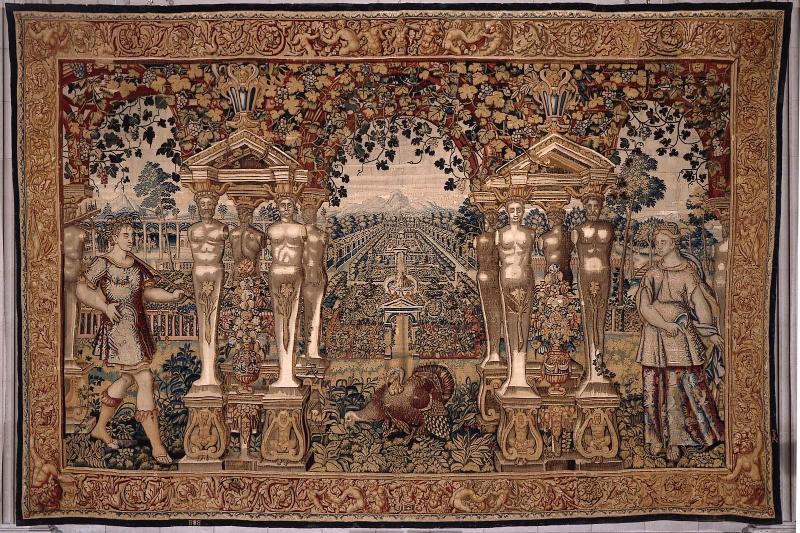 Tapestry: Vertumnus as a Haymaker