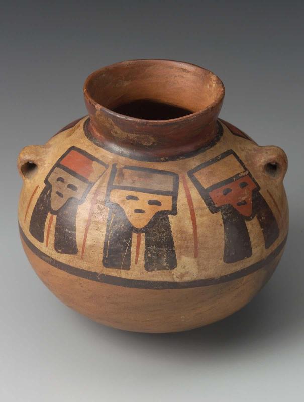Jar with small loop handles