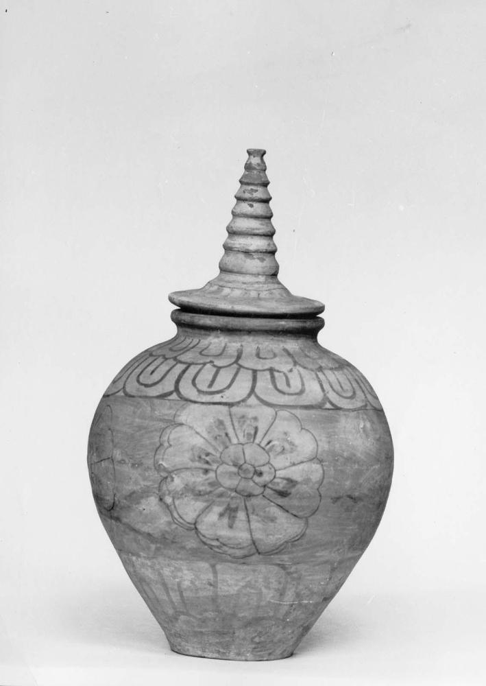 Covered Funerary Jar