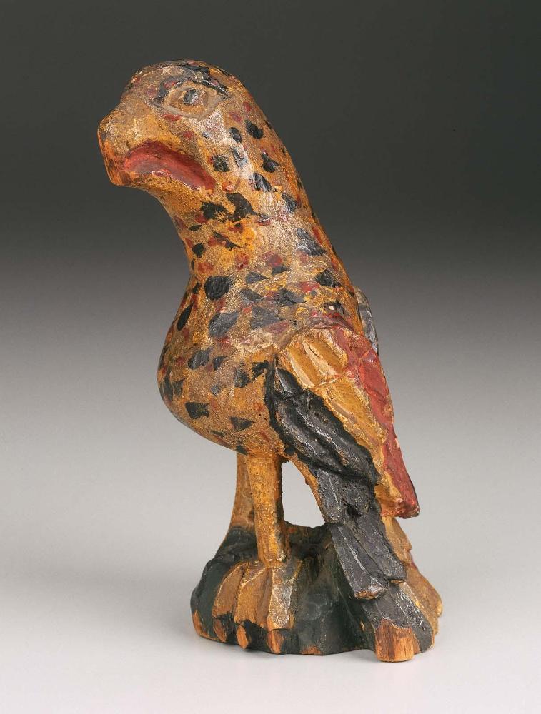 Eagle with folded wings